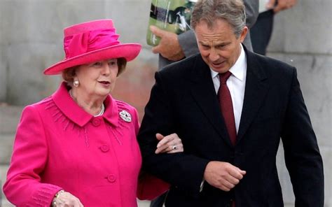 Margaret Thatcher a Tony Blair