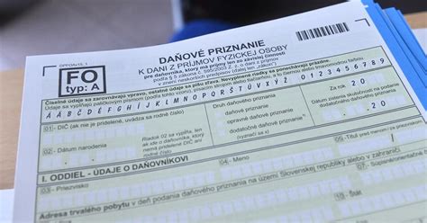Dokumenty k daňovému priznaniu