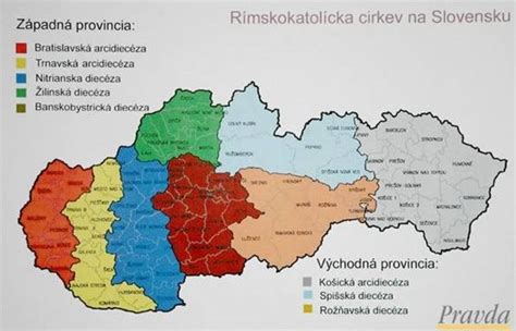 Mapa cirkevných domovov dôchodcov na Slovensku