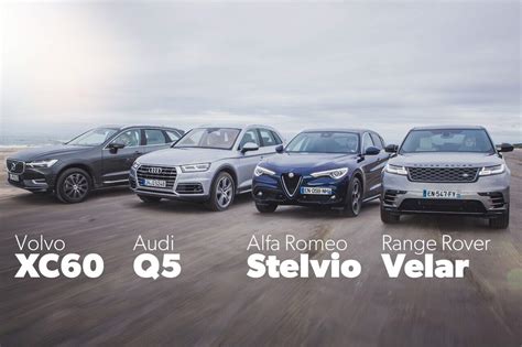 Súboj SUV: Volvo XC60, Alfa Romeo Stelvio, Range Rover Velar