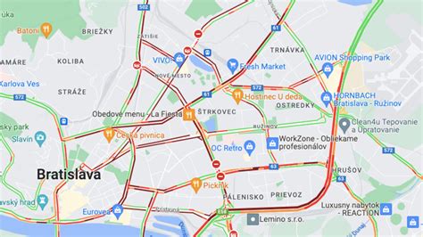 Mapa Mostu pri Bratislave s vyznačenými rodinnými oblasťami