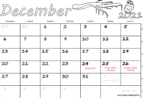 Kalendár s dátumom 20. december a zvýrazneným dôchodkom