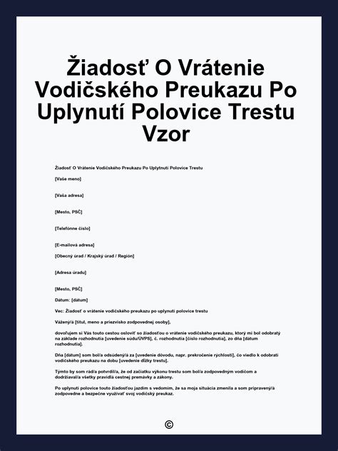 Obnovenie vodičského preukazu: dokumenty a postup