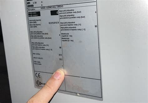 Príklad typového štítku zdravotníckej pomôcky s označením CE
