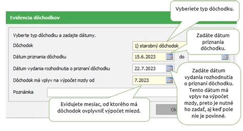 Výpočet odvodov