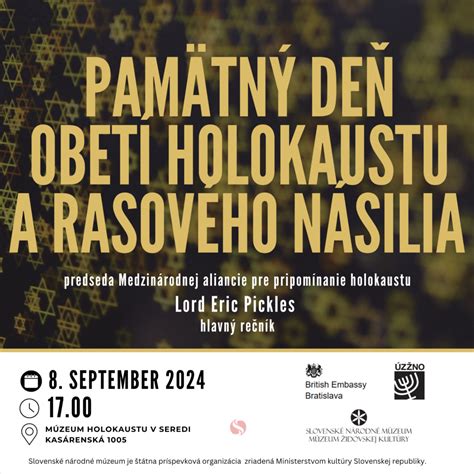 Spomienková udalosť na obete holokaustu