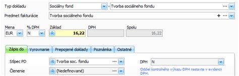 Graf: Tvorba povinného prídelu do sociálneho fondu