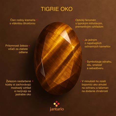 Zlatohnedý kameň tigrie oko